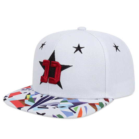 D Star Flat-brimmed Cap