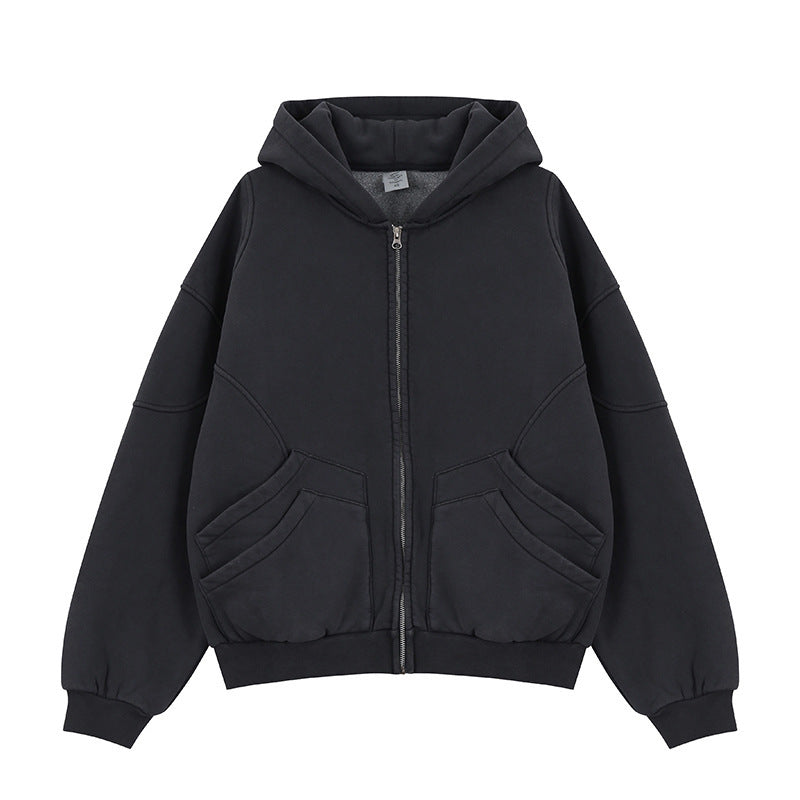 Velvet Padded Hoodie