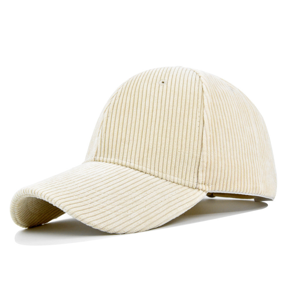 Corduroy Peaked Cap