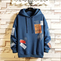 Thumbnail for Absentia Cotton Hoodie in Blue