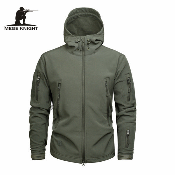Mege Knight Winter Jacket - Navy Green