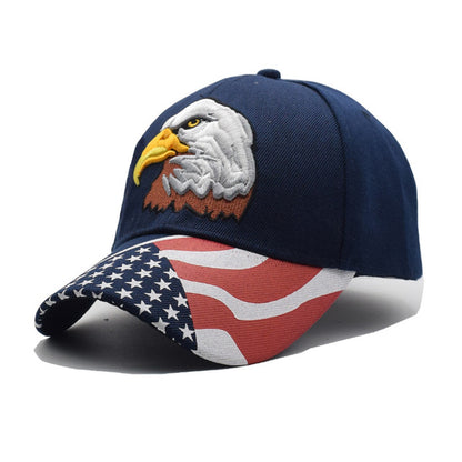 USA Eagle Baseball Cap - Blue