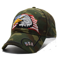Thumbnail for USA Eagle Baseball Cap - All Black