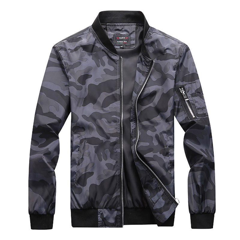 Camouflage Jacket - Dark Grey